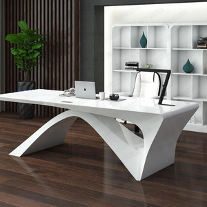 luxury Italy style boss  Office Desk manager Office Table computer table