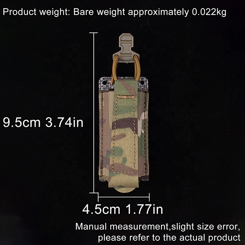 9mm Camouflage Magazine Pouch Tactical Game Prop Molle Vest Accessory Bag Cordura Fabric Mag Pouch For Outdoor Sport Holder