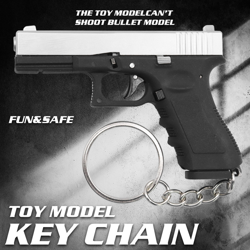 Alloy Empire Glock 17 Keychain Pistol Model For Adult Kids Gift