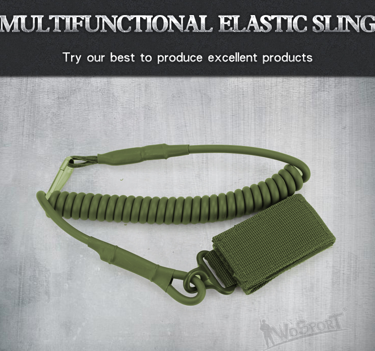 Multifunctional Spring Rope Nylon Elastic Sling For Mountaineering Camping