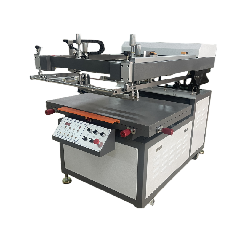 High accuracy oblique Arm Serigraphy  semi-auto automatic  ablique-arm type serigraphy printer flat silk screen printing machine