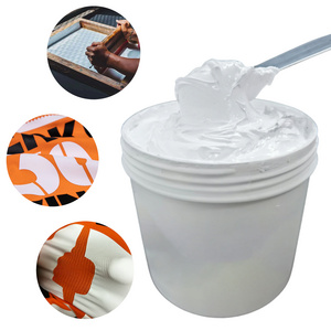 Garment Water Based T shirt Printing Rubber Paste Textile Printing Chemical Screen Printing Rubber Paste