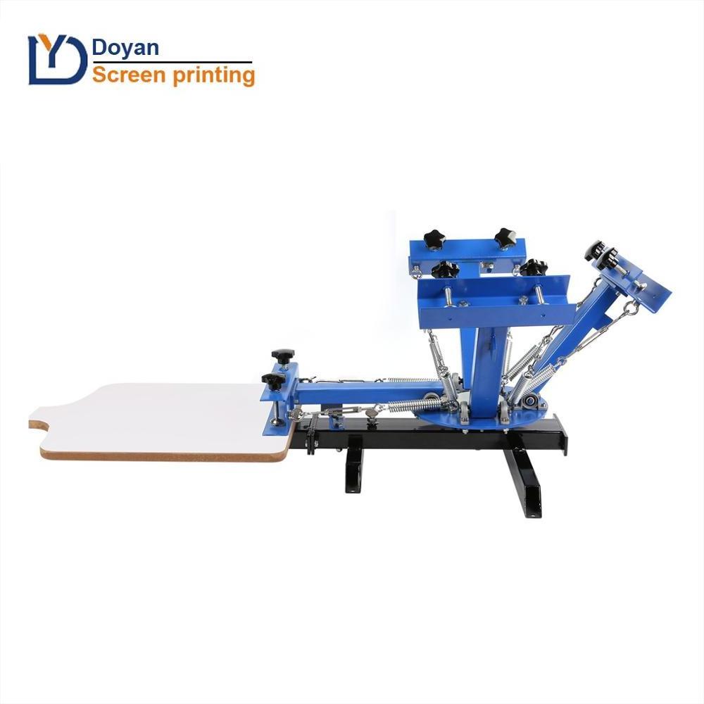 4 Color 1 Station Screen Printing Machine with micro registration