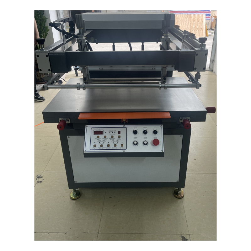 High accuracy oblique Arm Serigraphy  semi-auto automatic  ablique-arm type serigraphy printer flat silk screen printing machine