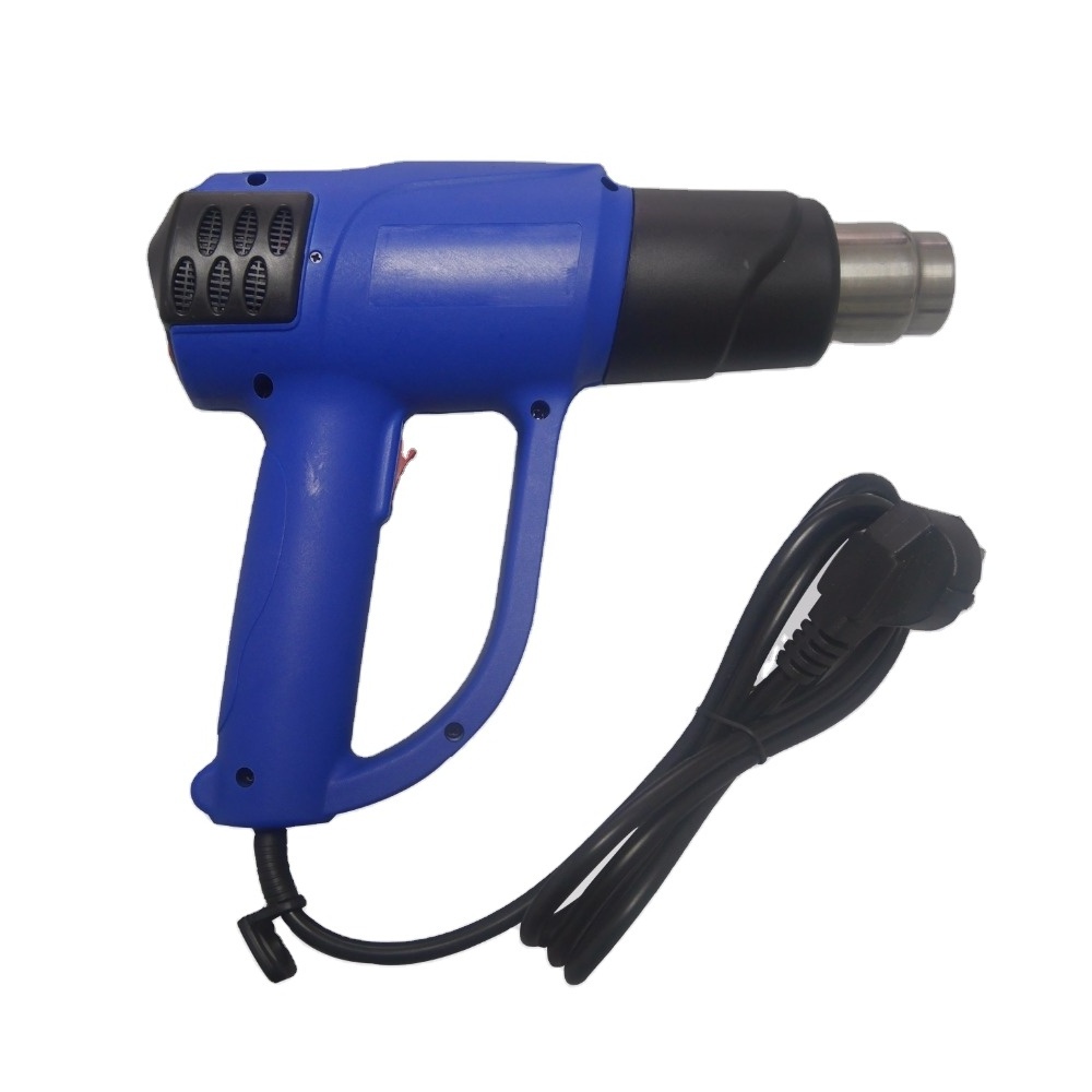 Portable Wrap Hot Air Gun 2000W Soldering Smd Coponent Dual Temperature 2 Speed Electronic Heat Gun for Heat Shrink >300 Hours