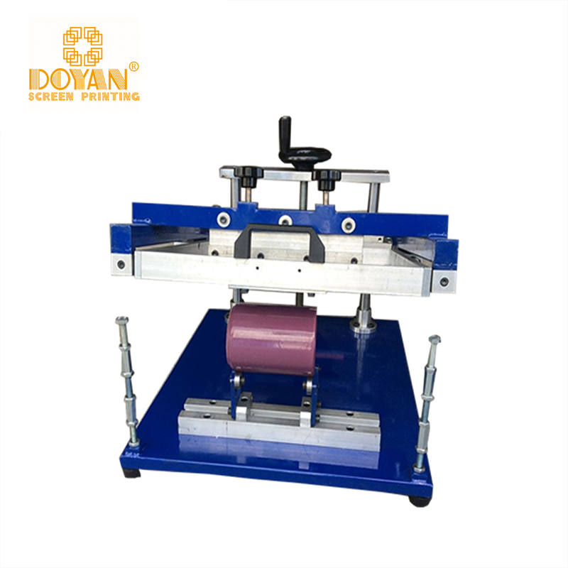 Low price manual cylinder products plastic cup screen printing machine manual