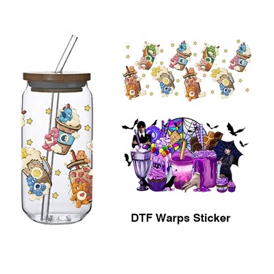 Ready to Ship UV DTF Cups Tumblers Wraps Cold Transfers Wholesale Custom DIY Logo Waterproof UVDTF Stickers