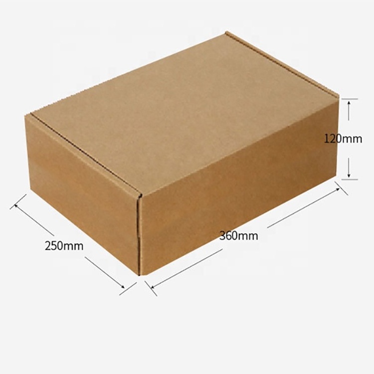 Bulk Cheap Custom Logo Blank Kraft Cardboard Paper Boxes for Packaging