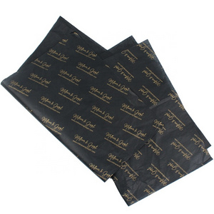 Custom Gold Brand Logo Printing Gift Wrapping Tissue Paper for Packing