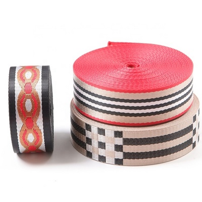 Nylon Webbing Factory Custom Woven Webbing Strap 50mm jacquard webbing for Garment