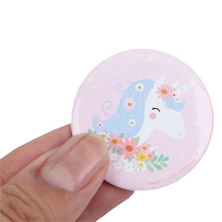 Promotion Cheap Metal Badges Supplier Custom Logo Round Shaped Tin Button Pins for Gifts