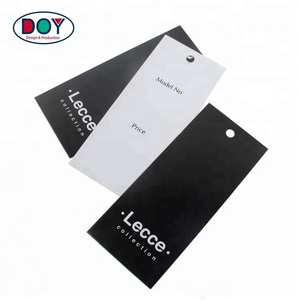 Recyclable Custom Brand Name Logo Silk Screen Printing Labels Price Paper Hang Tags for Watches