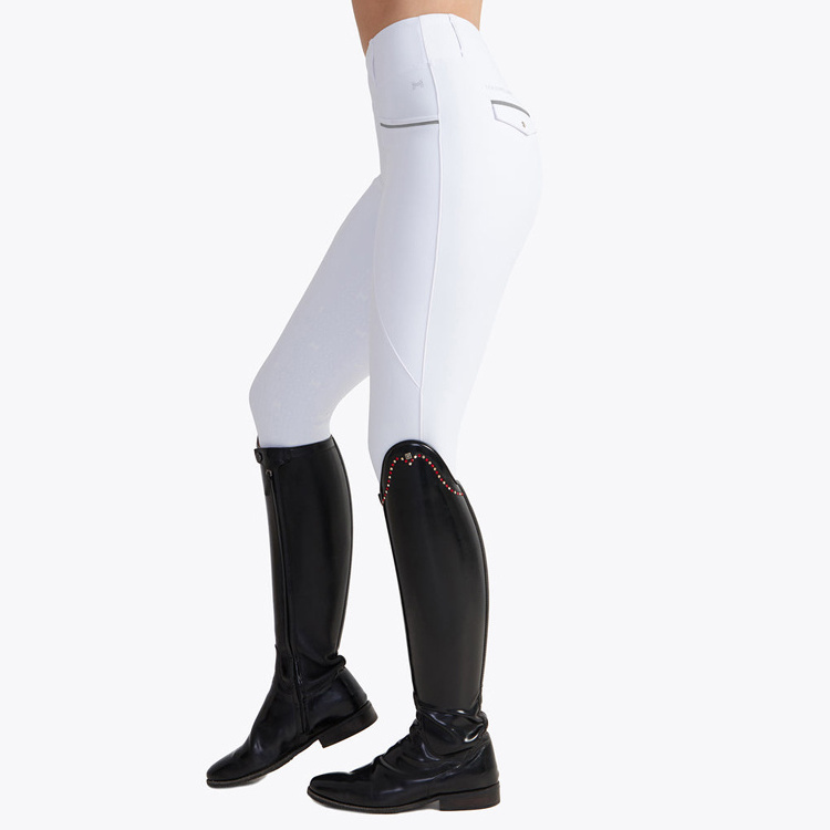 Horse Full Seat Silicone Breeches Black Color Horse Riding Leggings Equestrian Clothing