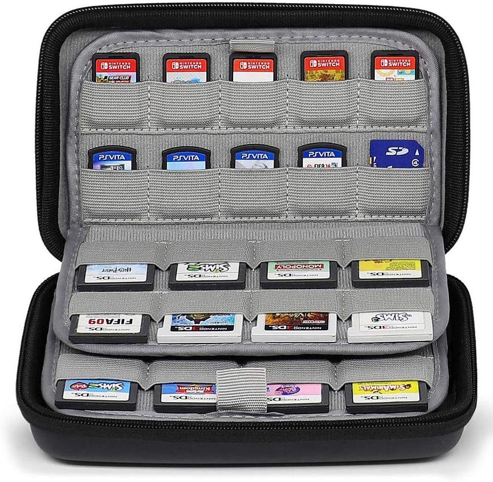 Factory price  Game Cartridge Holders Hard Carrying Case for  Nintendo Switch Games SD Memory Cards