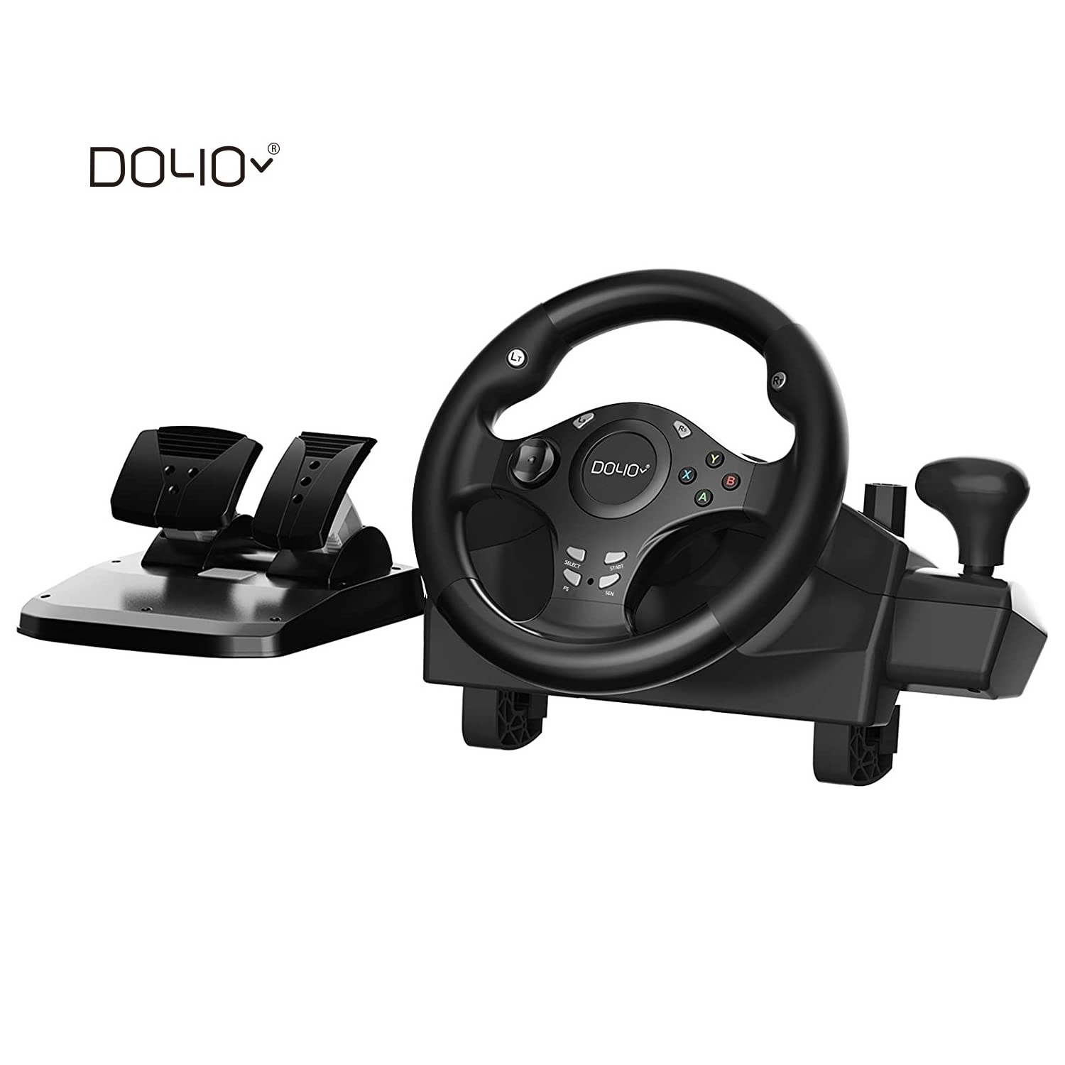 Factory Price 270 Degree  Gaming Controller Racing Steering Wheel for Playstation, Xbox, Switch