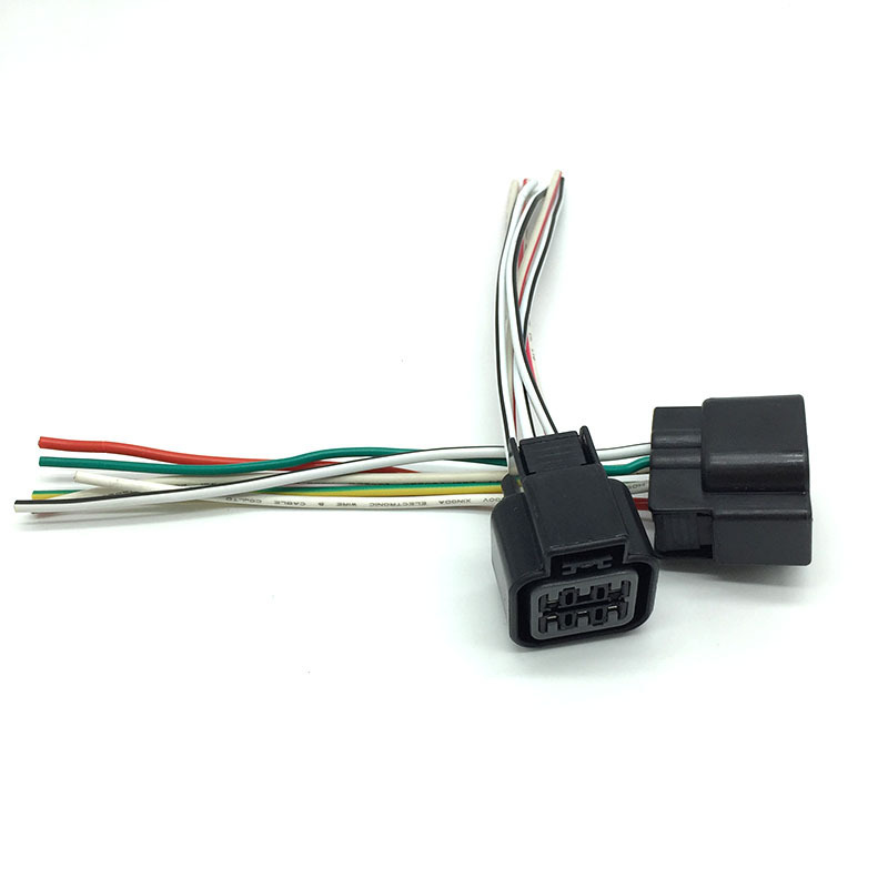 6 pin Japanese car headlight wire harness 6pin auto connector cable electronic wiring harness