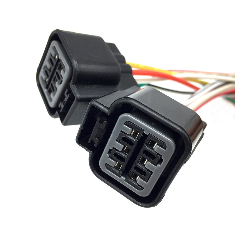 6 pin Japanese car headlight wire harness 6pin auto connector cable electronic wiring harness