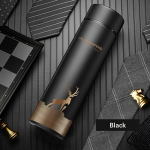 Custom High Quality Thermos Water Bottle Double Wall Smart Temperature Display Termo Stainless Steel Vacuum Flask