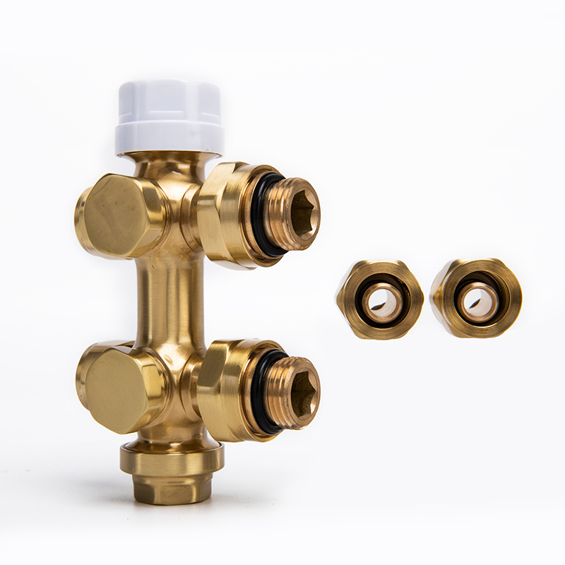 DOZ Thermostatic Radiator H-Valve High-Pressure Hydraulic Control Brass Heater Valve for Water-Based HVAC System OEM Supported