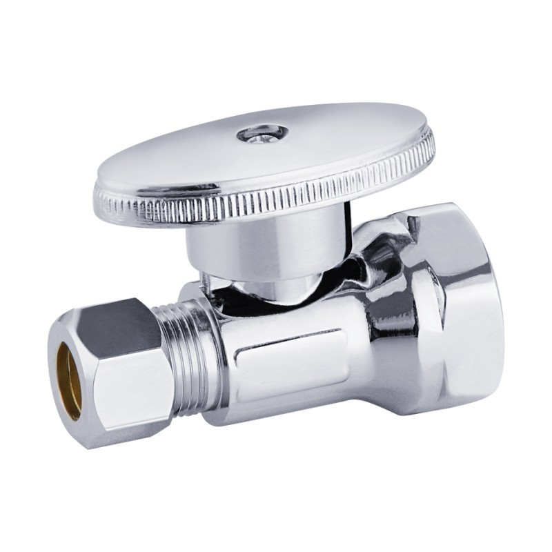 DOZ shut- off valve- 1/4 Turn high quality Brass supply stop valve for plumbing and bathroom angle valve