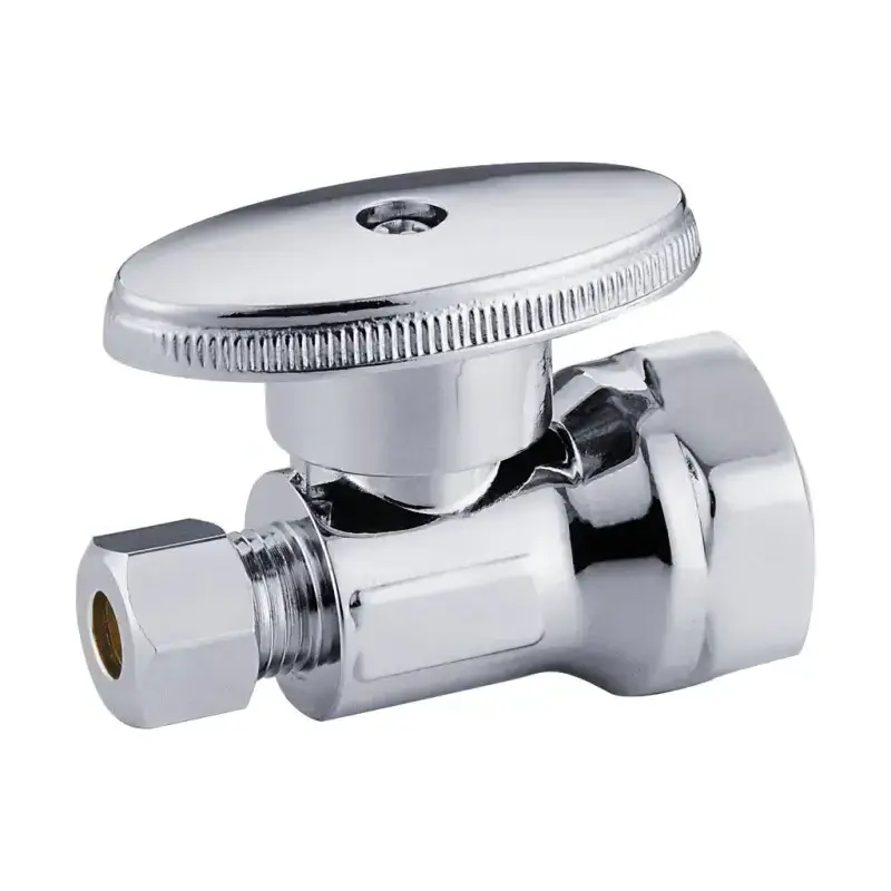 DOZ shut- off valve- 1/4 Turn high quality Brass supply stop valve for plumbing and bathroom angle valve