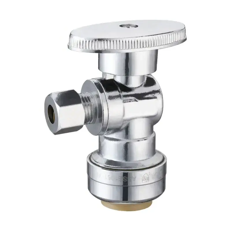 DOZ shut- off valve- 1/4 Turn high quality Brass supply stop valve for plumbing and bathroom angle valve