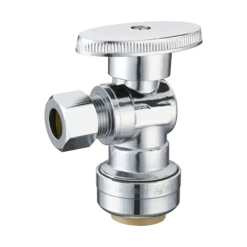 DOZ shut- off valve- 1/4 Turn high quality Brass supply stop valve for plumbing and bathroom angle valve