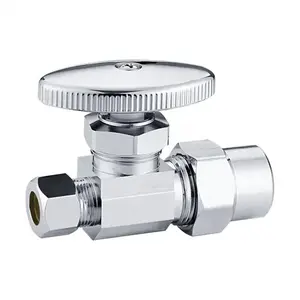 Wholesale shut- off valve - 1/4 Turn handel angle stop valve for USA CANADA