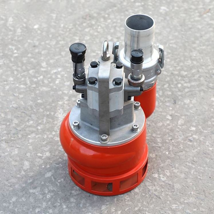 12V Slurry subversive Water Pump Hydraulic Submersible Pumps with strong mobility and high work efficiency