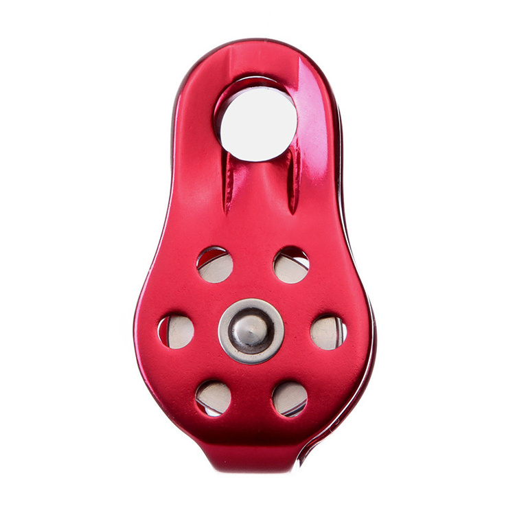 Side Double Sheave With Swing Plate Aluminum Large Pulley