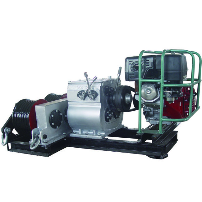 Widely Used Double Capstan Cable Pulling Capstan Winch Gas Powered Cable Laying Equipment