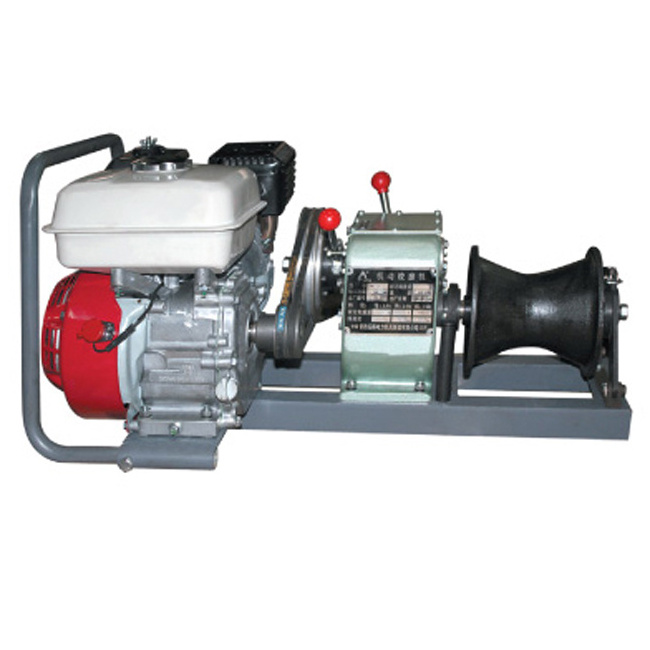 widely used Diesel Engine Powered Wire Rope Winch With Double Capstan Cable laying machines