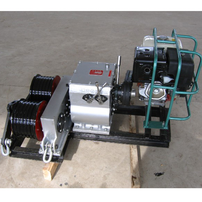 Widely Used Double Capstan Cable Pulling Capstan Winch Gas Powered Cable Laying Equipment