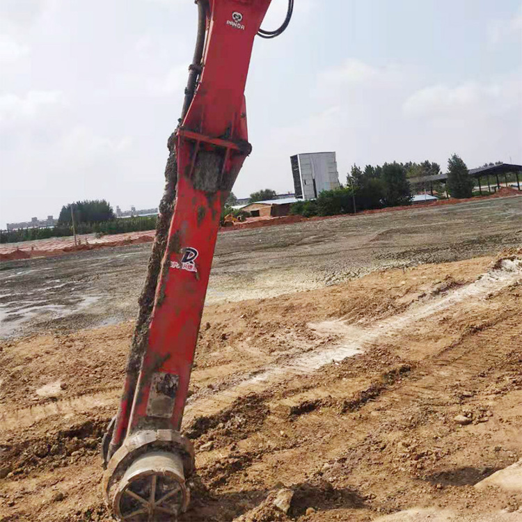 Excavator Deep Soil Mixing Machine Mix the sludge and curing agent evenly Improve bearing of soil for building foundations