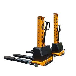 Full Electric Self Lift Stacker Self Loading Pallet Truck Load capacity 1100 pounds, lifting height 1.5 meters