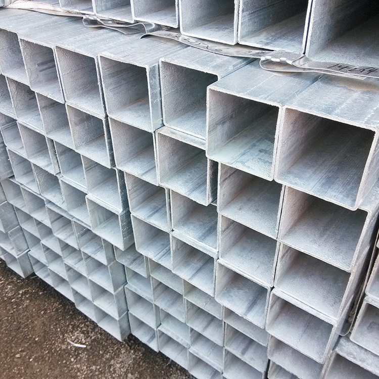 Galvanized Iron Pipe Square Gate Design 10x20 Galvanized Square Rectangular Steel Pipe Tube