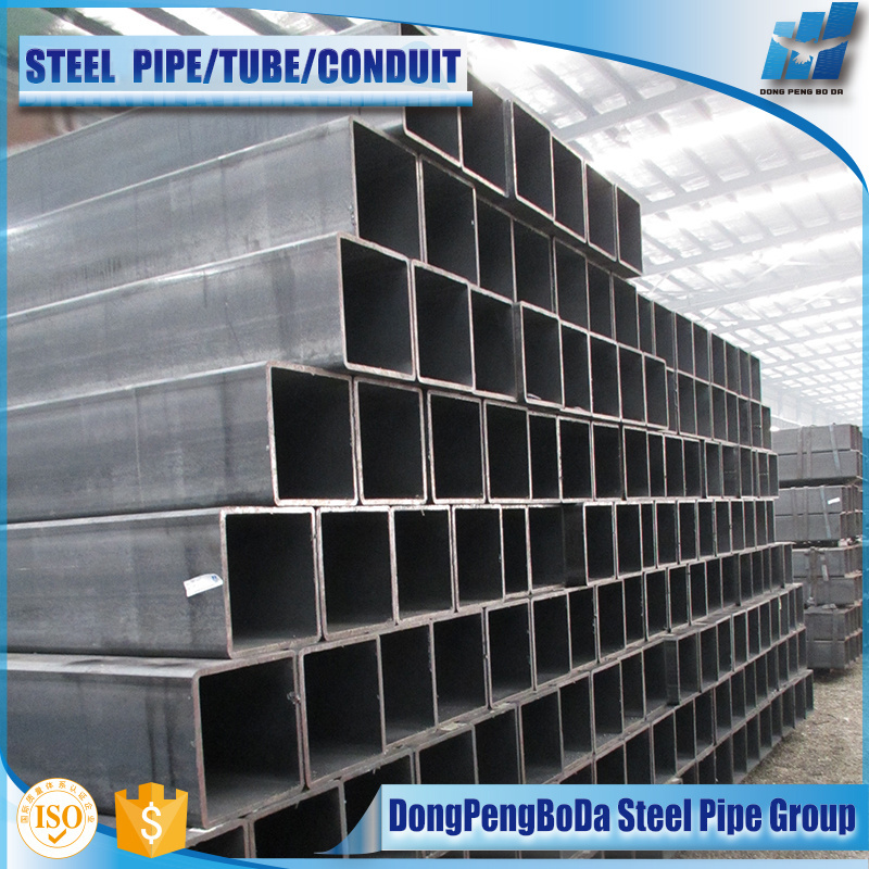 ERW Hollow Section Rectangular Pipe Carbon Welded Square Steel Tube