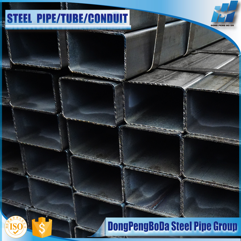 ERW Hollow Section Rectangular Pipe Carbon Welded Square Steel Tube