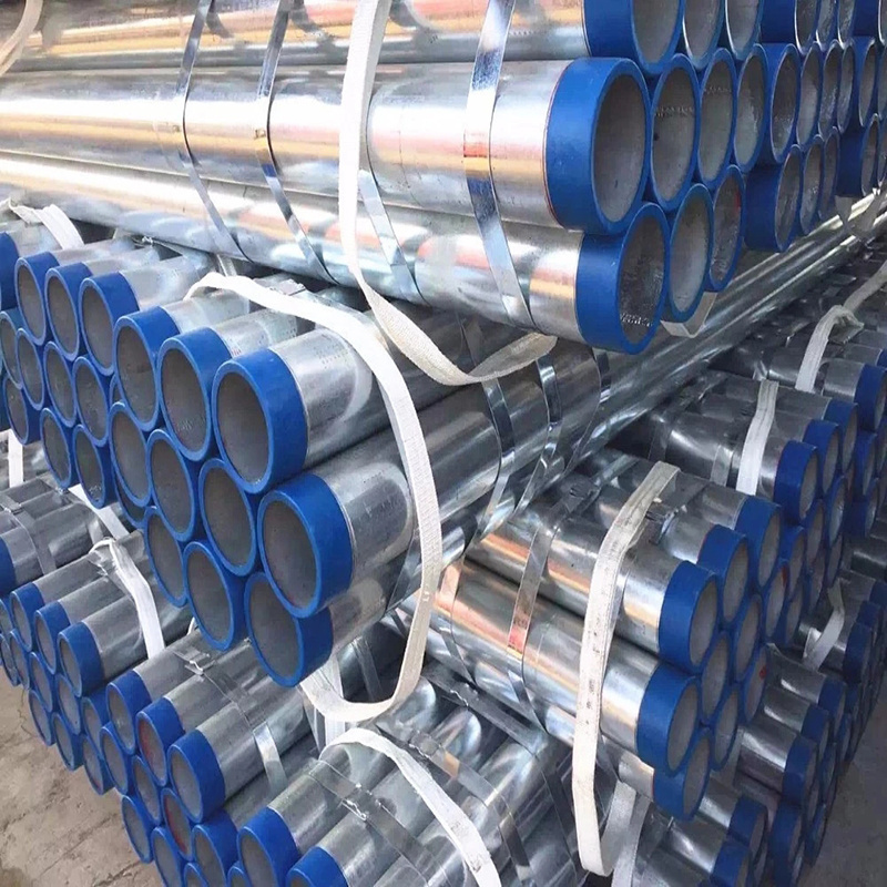 Carbon Steel Galvanized Steel Pipe 4 Inch Round Handrails