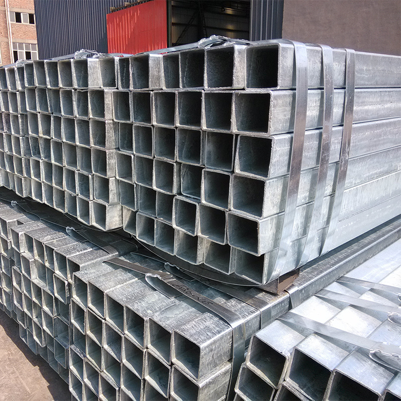 Galvanized Iron Pipe Square Gate Design 10x20 Galvanized Square Rectangular Steel Pipe Tube