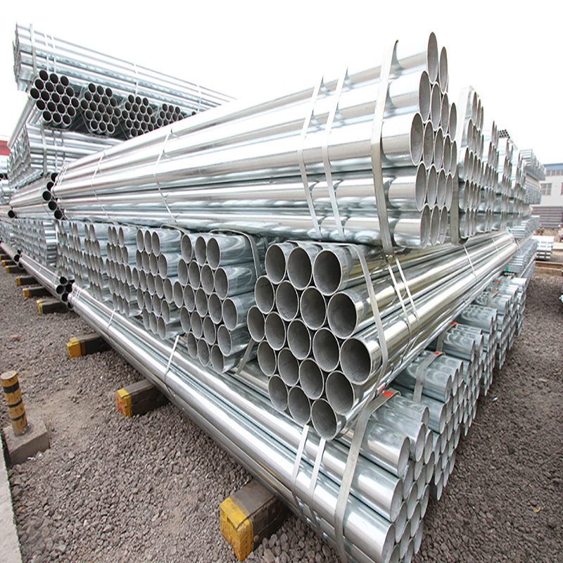 Carbon Steel Galvanized Steel Pipe 4 Inch Round Handrails