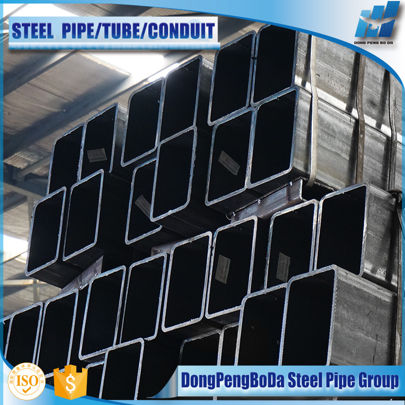 ERW Hollow Section Rectangular Pipe Carbon Welded Square Steel Tube