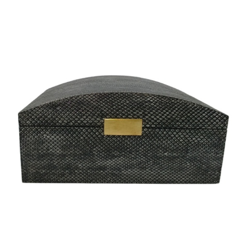 Jewelry Box Shagreen Leather Personalized Gift for Women Friends Gift Jewelry Case Travel Valentine Gift from Vietnam