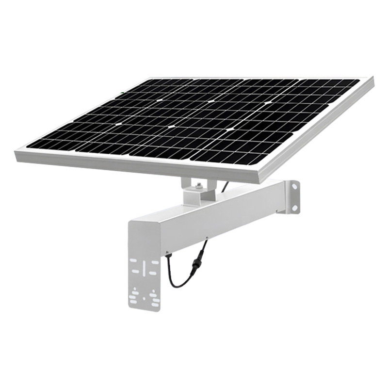 Outdoor 40W 60W 80W Solar Panel with 40/60/80/100AH LifePO4 Battery for Security Cameras Solar Monitoring Power Supply System