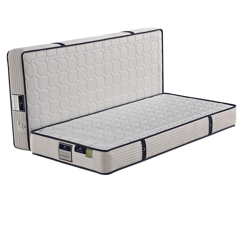 Bed Mattress Queen King Size Fabric Latex Memory Foam Hotel Roll Up Bonnell Spring Mattresses In A Box