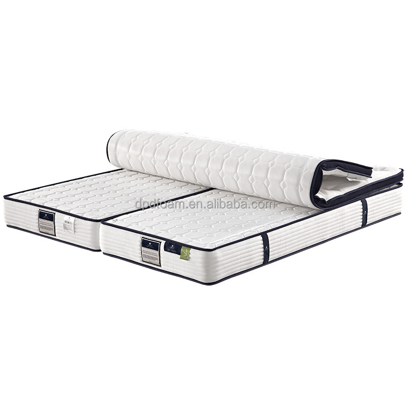 Bed Mattress Queen King Size Fabric Latex Memory Foam Hotel Roll Up Bonnell Spring Mattresses In A Box