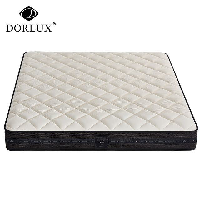 High Quality Bamboo Fabric Simple Two Side High Density Foam Pocket Spring Mattress