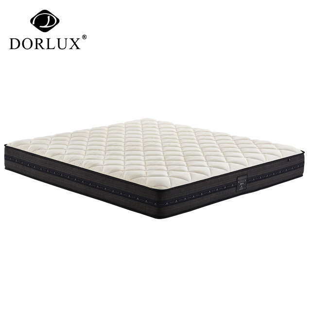 High Quality Bamboo Fabric Simple Two Side High Density Foam Pocket Spring Mattress