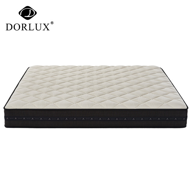 High Quality Bamboo Fabric Simple Two Side High Density Foam Pocket Spring Mattress