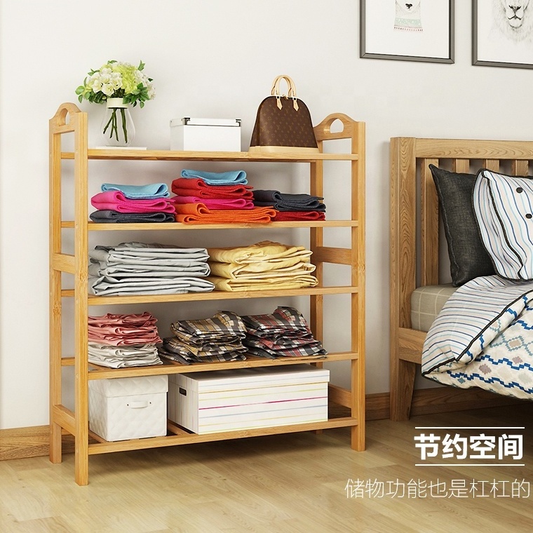 Bamboo shoe rack bench shoe shelves plant display stand storage holders & racks shoe rack cabinet